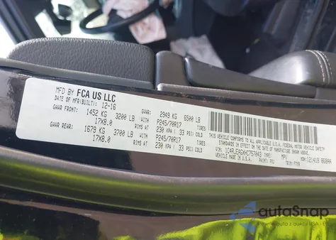 2017 Jeep Grand Cherokee Laredo 4X2 from USA, damaged, VIN 1C4RJEAGXHC757043